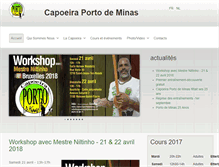 Tablet Screenshot of capoeiraportodeminas.be